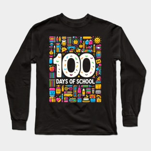 Happy 100 Days Of School Long Sleeve T-Shirt